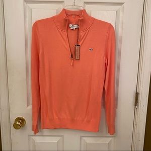 Vineyard Vines sweater pullover zip up